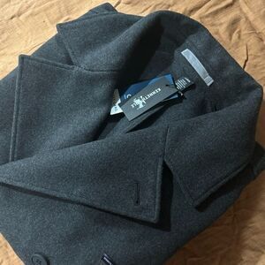 KENNETH COLE Sport MENS WOVEN DOUBLE-BREASTED PEACOAT Size L.